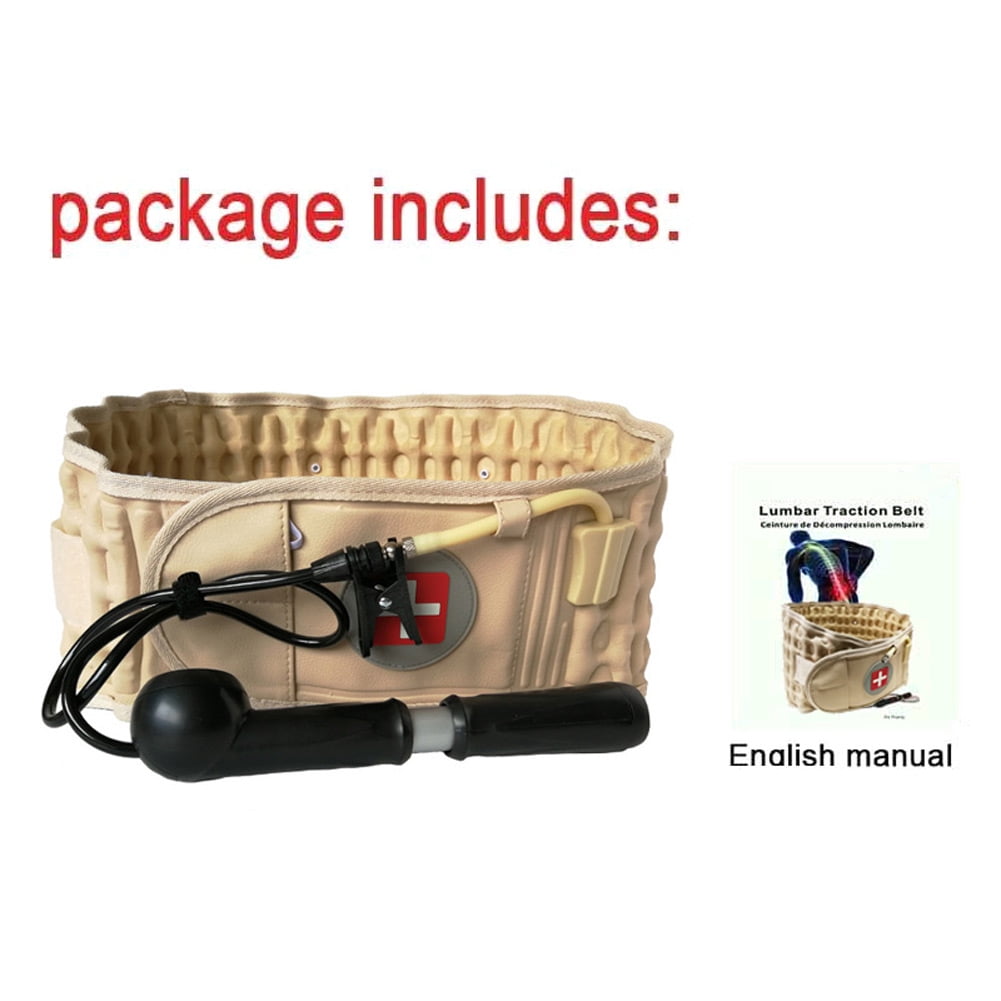 Decompression Belt Back Brace Lumbar Support Extender Belt Pain Relieve Strap New Lumbar Retractor