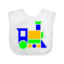 Inktastic Cute Colorful Train Boys or Girls Baby Bib
