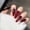 Extra small XS, variant on Purely hand-worn nail whitening cherries red cat eyes red heart queen nails advanced red whitening nail patch