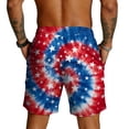 thumbnail image 5 of Havenx Men's 250 Years Of American Independence Shorts Drawstring American Flag Design Shorts with Pockets Elastic Waist Short Pants Freedom We the People Classic Summer Wear,Deep Red M, 5 of 5