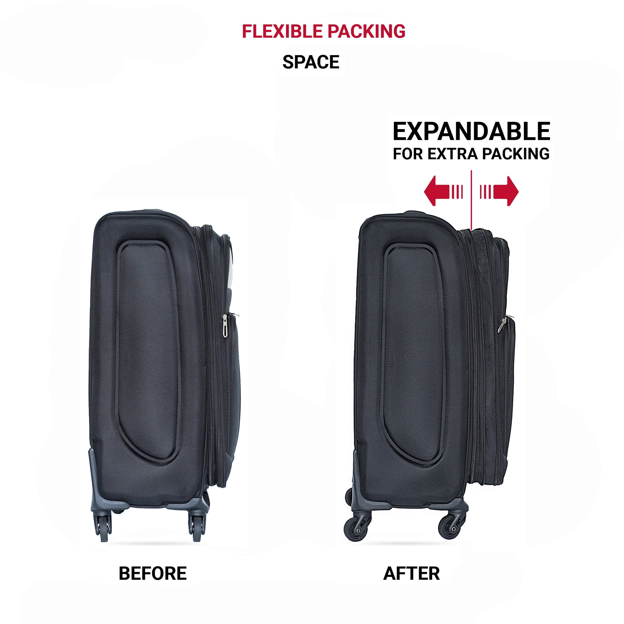2PCS Oxford Suitcase set Traval Luggage Set without password lock Universal Wheel 20+24 inch