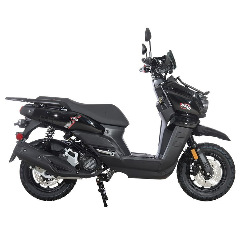 X-Pro Tank 200 Gas Moped Adult Gas Moped Scooter with 12