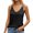 Black, variant on Summer Womens Tank Tops Women's Casual And Fashionable Solid Color V Neck Sleeveless Double Braided Mini Top With Straps,Green