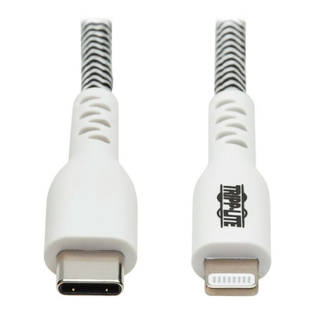 UPC: 0037332252593 | Tripp Lite M102003HD Heavy-Duty USB-C to Lightning Cable (M/M) 3 ft.