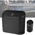thumbnail image 1 of Bote de basura para automóvil con tapa, mini bote de basura para automóvil Tipo colgante Bote de basura para automóvil colgante portátil Bote de basura automotriz impermeable Contenedor de basura, 1 of 5