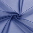 thumbnail image 2 of MKHILL 24 Inch Short Sheer Curtains 2 Panels, Light Filtering Voile Drapes for RV Camper Laundry Over Sink, Rod Pocket Small Window Panels, Each 42" W x 24" L, Royal Blue, 2 of 9
