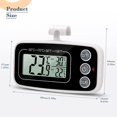 thumbnail image 3 of Termómetro Digital para Refrigerador Temperatura -50°C a 70°C con Gancho para Frigorífico Congelador Pantalla LCD fácil de Leer, 2 Piezas, 3 of 5