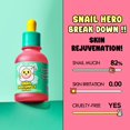 thumbnail image 2 of Sérum facial SMILEBLOOM KKOCH Snail Mucin 85% con colágeno vegano 50 ml, 2 of 8