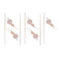 thumbnail image 1 of juguete interactivo para gatos de bádminton de juguete para gatitos de 5 uds, juguete para masticar para gatitos seguro y saludable, 1 of 5