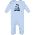 thumbnail image 2 of Inktastic Surfing Daddys Little Surf Buddy Baby Romper Coveralls, 2 of 4