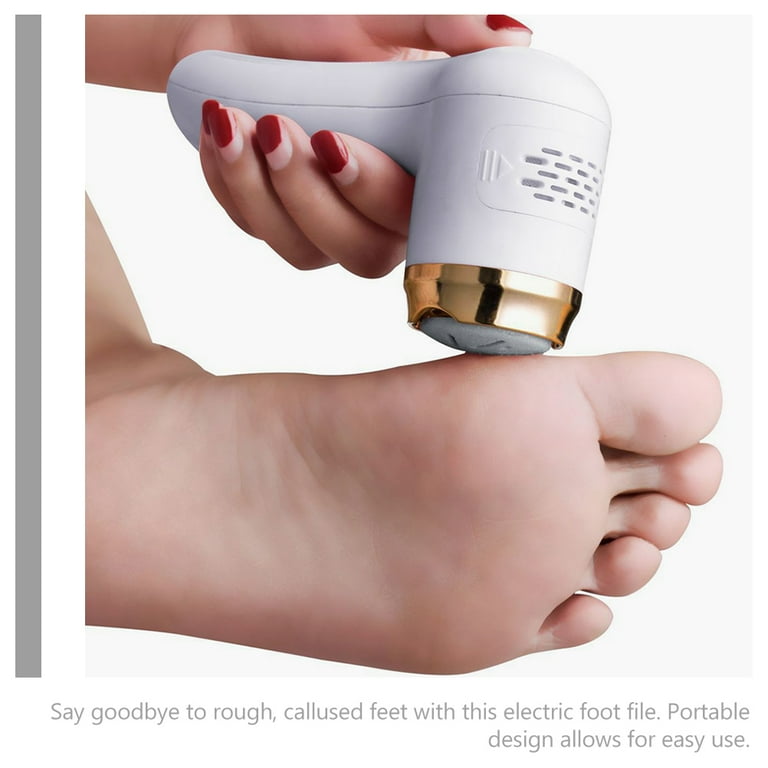 2 PCS Foot File Electric Sander Tool Heel Scraper Rechargeable Dry Skin Remover for Feet