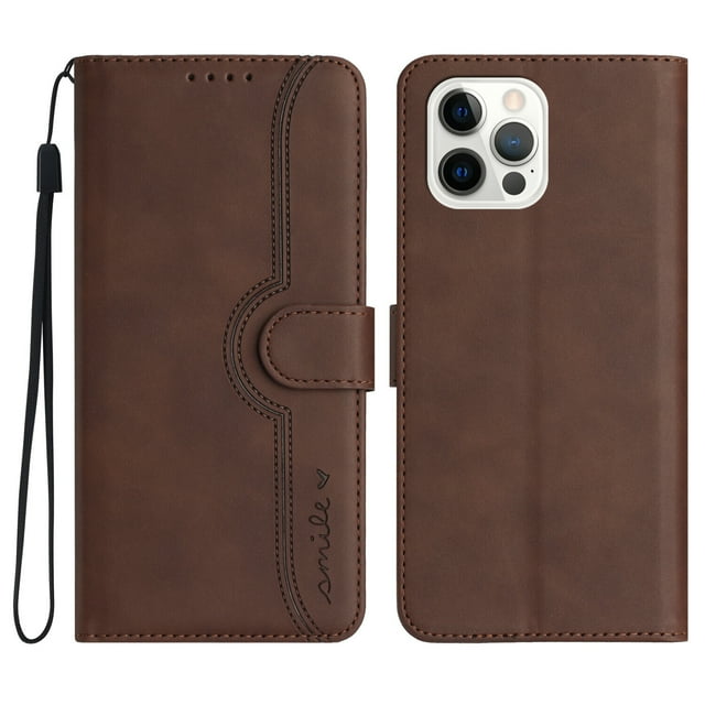 Compatible avec Étui pour iPhone 15 Pro Max Portefeuille en Cuir PU de Qualité Supérieure avec Étui Magnétique Intégrée