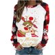 thumbnail image 2 of Puntoco - Sudadera con estampado navideño de manga larga para mujer, informal, a la moda, blusa Puntoco Puntoco-3584, 2 of 5