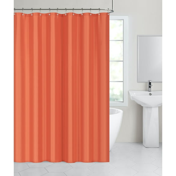Mold & Mildew Resistant Fabric Shower Curtain Liner - Spice