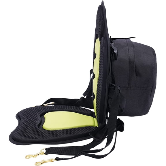 Kayak Seats Paddle Board Seat Universal Padded Canoe SUP Seat with Back Support - Deluxe Kayak Chair Seat Cushion with Storage Bag
