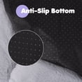 thumbnail image 6 of Happy & Polly Cat Bed, Small Dog Bed, Flower Shaped Bolster for Small Breeds, 21.7" Grey, 6 of 9
