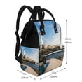 thumbnail image 2 of Balery Lighthouse Mummy Backpack - Waterproof Twill Canvas, Large Capacity Diaper Bag with Multiple Pockets and Adjustable Straps, 2 of 6