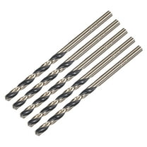 Straight Shank Twist Drill Bits 3mm High Speed Steel HSS 4341 with 3mm Shank 5 Pcs
