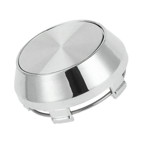 Unique Bargains 60 mm 2.36" OD Universal Car Wheel Hub Center Caps Auto Hub Covers Plastic Chrome Silver Tone