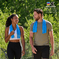 thumbnail image 7 of KOOLGATOR SPF 30 Cooling Towel for Face & Neck - Cooling Towels for Sports, Athletes, Gym, and Hot Weather - Men, Women & Kids, Marpat/Digital Like Camo, 3 Pack, 7 of 7
