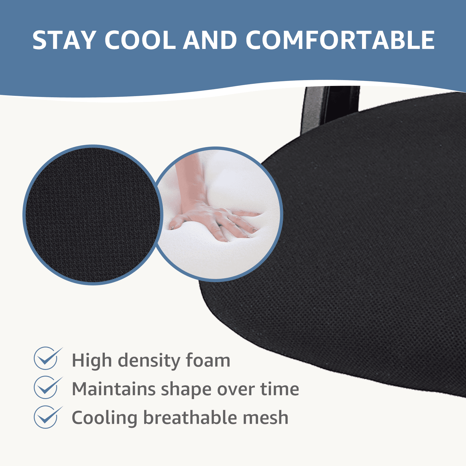MAYEERTY Ergonomic Office Chair with Headrest, Adjustable Task Chair with Flip-Up Armrests