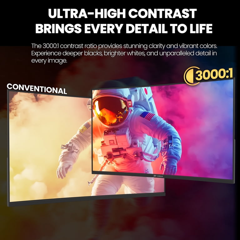 CRUA 32" QHD Curved Gaming Monitor 165Hz photo 8