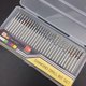 thumbnail image 4 of Juego de brocas para uñas acrílicas, kit profesional de brocas para quitar cutículas de diamante con caja, broca eléctrica para lima de uñas para máquina perforadora de uñas en salón de uñas, 4 of 8