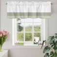 thumbnail image 3 of Valances for Windows Rod Pocket Short Curtain for Bathroom Living Room Bedroom 1 Panel 54x18in, 3 of 9