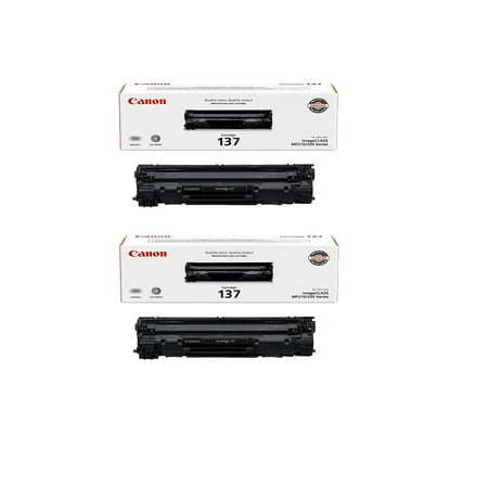 Canon CRG-137 Black Toner Cartridge 2-Pack - Walmart.com
