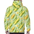 thumbnail image 7 of Naloa Fresh Sweet Corn Men's Casual Hooded Collar Drawstring Hoodies Pullover Sweatshirts Casual Long Sleeve Shirts-4X-Large, 7 of 7