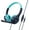 Blue, variant on EcoNest Stereo PC Headset, 3.5mm Connection, In-Line Control For Volume, Adjustable Mic Boom- For Pc, Mac- & Tablets, For Classroom, Home Or Office