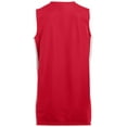 thumbnail image 5 of Augusta 2XL Ladies Wicking Mesh Powerhouse Jersey Red/White 527, 5 of 5