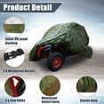 thumbnail image 3 of Unique Bargains UTV Cover 4 Wheel Full Waterproof Covers 2-3 Seater for Polaris RZR for Ranger XP XP4 Camouflage Color, 3 of 7