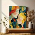 thumbnail image 6 of Sapphic Love Canvas Wall Art, LGBTQ+ Pride Illustration, Feminist Home Wall Decor, 6 of 8