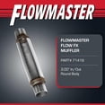 thumbnail image 2 of Silenciador Flowmaster Flow FX con Cámara 3.00'' Entrada/Salida Acero Inoxidable, 2 of 8