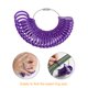 thumbnail image 4 of Anillo Tamaño Medición Herramienta Juego con Negro Ancho Dedo Tamaño Calibre, Cuatros Tamaño Anillo Palo Mandril y ABS Reutilizable Anillos Tamaño US 0-13 Púrpura Unique Bargains medidores de joyería y mandriles, 4 of 6