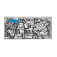 thumbnail image 5 of Manga de bucle de prensado de aluminio de 1/8 "" 100 Uds para virola de Cable de cuerda de alambre, 5 of 5