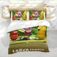 thumbnail image 5 of Familia Larva Conjunto de sábanas temático, trío de piezas, cómodo y amigable con la piel, diseño único, regalo de decoración para el hogar para familiares, amigos y fans,173cm *218cm, 5 of 6