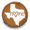Brown, variant on Snap Jewelry 18MM Texas Home Ginger Charm Button in Brown