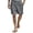 Dark Gray, variant on Men’s Cotton Casual Shorts Straight Leg Breathable Comfortable Summer Home Bottoms