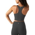 thumbnail image 6 of YITTY Active Women's UltraLuxe Built-in Bra Tank Top, Athleisure, 4-Way-Stretch, Onyx, L, 6 of 7