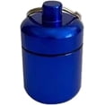 thumbnail image 1 of Waterproof Aluminum Pill Box with Keychain Portable Earplug Storage Case Pill Bottle Container for Daily Outdoor Travel Earplugs Box Holder, Blue, 1 of 4