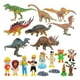 thumbnail image 2 of 20x Juego de juguetes de modelo de dinosaurio Juego de despertar intereses realistas Pequeños educativos resistentes a caídas para exhibición en el au Soledad Figuras de dinosaurios, 2 of 10