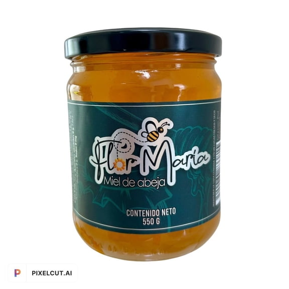 Miel del Abeja 550 grs Flor María Miel de Abeja 100% pura, multiflora