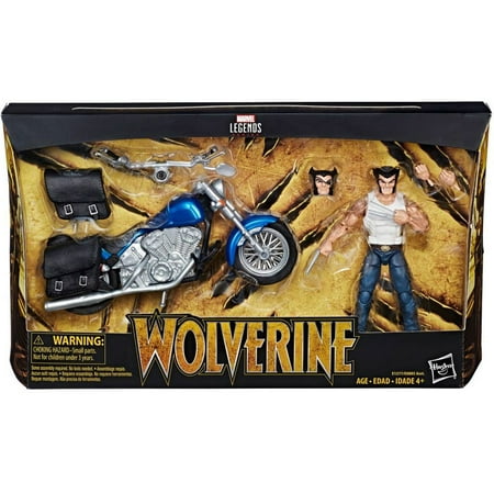 Marvel Legends Ultimate Wolverine with Motorcycle Action