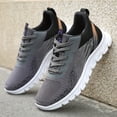 thumbnail image 3 of Men'S Spring Summer Casual Shoes, Sporty Lace-Up Running Sneakers, 3 of 9
