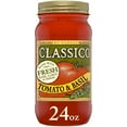thumbnail image 3 of (2 pack) Classico Tomato & Basil Pasta Sauce, 24 oz Jar, 3 of 33