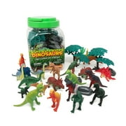 BOLEY 40 Piece Bucket of Dinosaur Figures