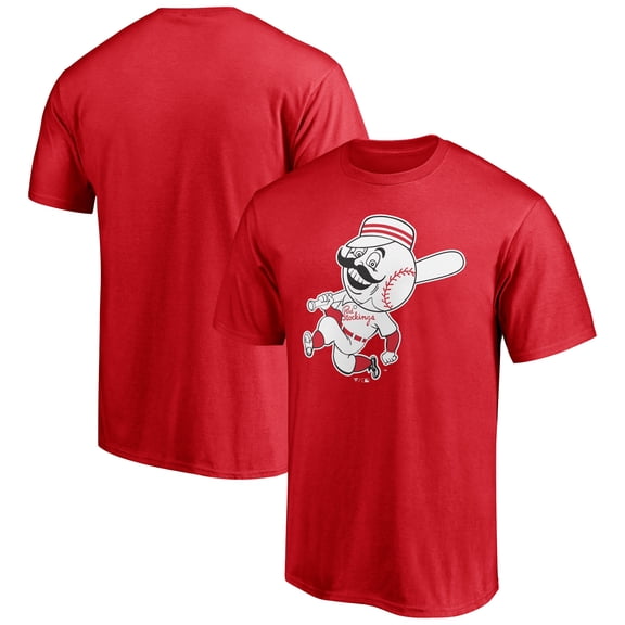 Men's Red Cincinnati Reds Cooperstown Collection Huntington T-Shirt