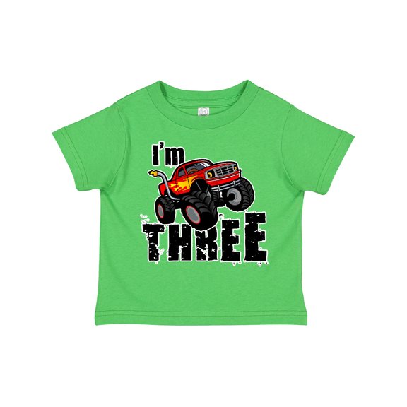 Inktastic Monster Truck 3rd Birthday Boys or Girls Toddler T-Shirt